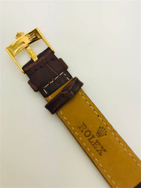 rolex leather band watch|genuine rolex leather watch bands.